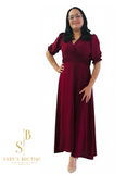 Vestido Grace Burgundy
