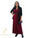 Vestido Grace Burgundy